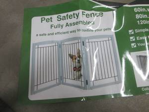 Freestanding FoldableTall Dog Fence...