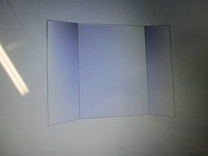 4-Pen  Gear White Tri-Fold Project...