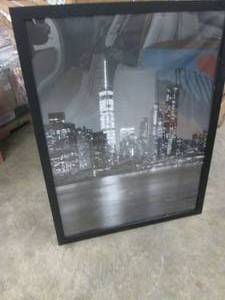Cityscape- plastic cracked...