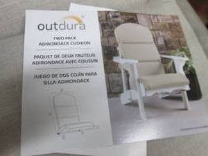 2 pk Outdura Adirondack Chair Cushi...