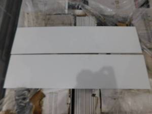 Por Industry White 6x24  Porcelain tile  Builder Grade  Pallet Lot 48 Cases  684 S.F