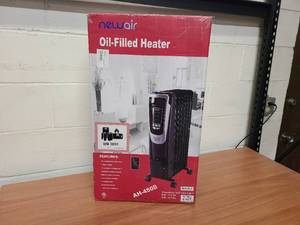 New Air Oil-Filled Heater - Black and silver
