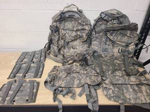 1 Shoulder Harness 3 3 magazine pushes 3 waist pouches and 2 1 day back packs