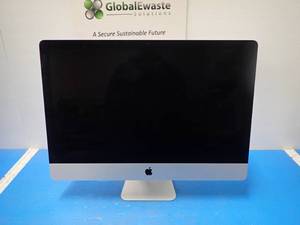 lot 8 image: Apple&nbspiMac15,1 A1419 AIO PC &nbspINTEL CORE I5-4690 3.5 Ghz  32GB DDR3 SDRAM  251GB HD  Includes IOS and power cable &nbspLight scratches and sticker residue