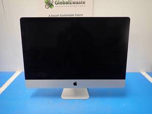 lot 12 image: Apple&nbspiMac18,3 A1419 AIO PC &nbspINTEL CORE I5-7500 3.4 Ghz  16GB DDR4 SDRAM  1TB  280GB HDD  Includes IOS and power cable 