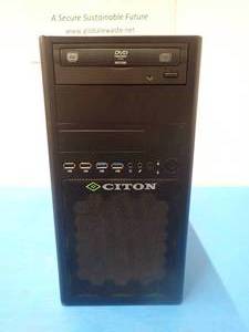 lot 59 image: CITON Tower PC &nbspINTEL CORE I5-6500 3.2 Ghz  8GB DDR4 RAM  NO HDs  NO OS  Includes CAB-AC power cable 