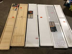 Lot  of Assorted Closet Doors Various Models and Conditions Customer Returns See Pictures