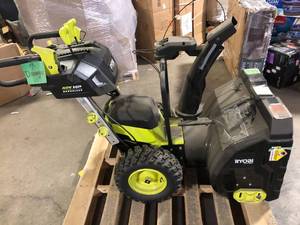Ryobi Snow Blower Damaged Customer Returns See Pictures