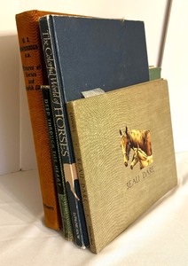 lot 62 image: Five Vintage Horse Motif Books
