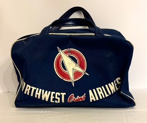 lot 71 image: Vintage Northwest Orient Airlines Bag