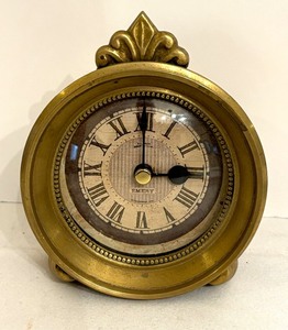 lot 101 image: Beautiful Brass Clock by Emery
