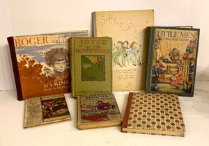 lot 109 image: Vintage Childrens Books including Little Men, Spin to Spin, Roger & the Fox and More