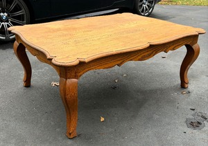 lot 5 image: Vintage Hand Crafted Wooden Coffee Table by Hall 1949