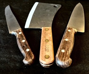 lot 150 image: Chicago Cutlery Butcher Knife and R.H. Forschner Victorinox Cutlery Knives
