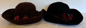 lot 170 image: Two Beautiful Vintage Womens Stylish Hats
