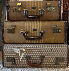 lot 188 image: Fabulous Vintage Luggage by Hartman John A. Brown Co. and Airess Chicago