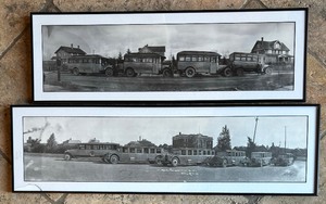 lot 196 image: Two Vintage Framed Black and White Photographs from Hibbing, Minnesota