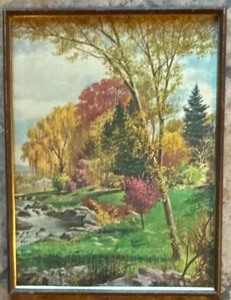 lot 226 image: Beautiful Framed Scenic Art Print