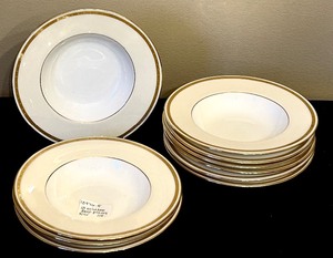 lot 215 image: Ten Vintage Minton Burley and Co. Soup Plates