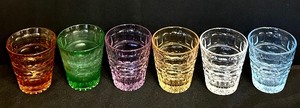 lot 124 image: Colorful Petite Drinking Glasses