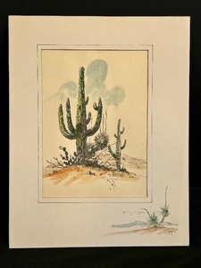 lot 131 image: Original Unframed Signed Watercolor Painting