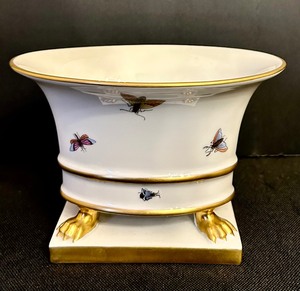 lot 132 image: Vintage Herend Rothschild Hand Painted 4 Cachepot