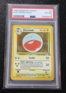 lot 141 image: 1999 Pokemon Jungle Holo Electrode #264 PSA 6