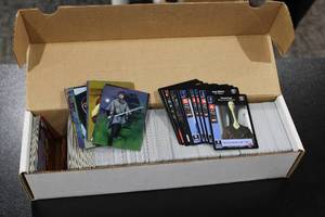 lot 156 image: 1996 Topps Finest Star Wars & 1999 Star Wars Young Jedi CCG Lot