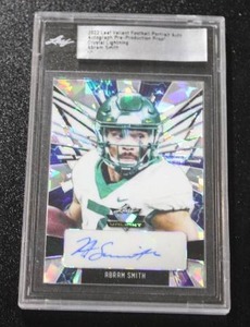 lot 165 image: 2022 Leaf Valiant Crystal Lightning Abram Smith Autograph Proof 11  Only 1 Exist