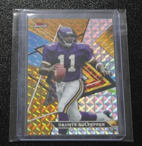 lot 168 image: 2024 Topps Finest Gold Refractor Daunte Culpepper #210 1325  Only 25 Exist