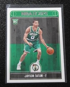 lot 7 image: 2017-18 Hoops Jayson Tatum #253 Rookie Card