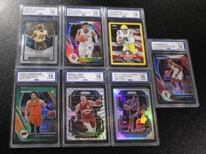 lot 22 image: Mixed Sports CCG Graded Cards  Jefferson - Burrow - Cunningham - Jokic - SGA