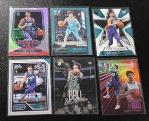 lot 24 image: 2020-21 LaMelo Ball Rookie Card Lot  6 Rookie Cards