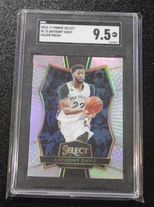 lot 38 image: 2016-17 Select Silver Prizm Anthony Davis #170 SGC 9.5
