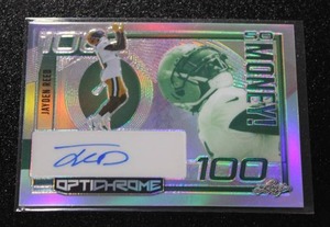 lot 72 image: 2023 Leaf Optichrome So Money Silver Jayden Reed Autograph 610  Only 10 Exist