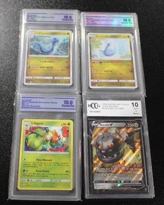 lot 73 image: Pokemon Graded Card Lot  4 Graded Cards