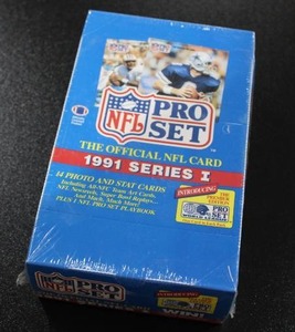 lot 86 image: 1991 Pro Set Series I Football Hobby Box