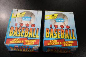 lot 89 image: 1990 Fleer Baseball Unopened Pack Lot  68 Packs