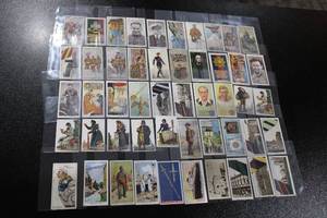 lot 103 image: Vintage English Tobacco Trading Card Lot  50 Cards
