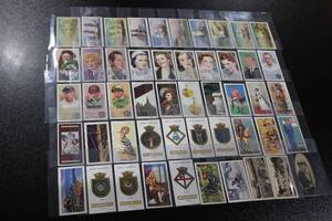 lot 109 image: Vintage English Tobacco Trading Card Lot  50 Cards