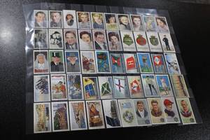 lot 112 image: Vintage English Tobacco Trading Card Lot  50 Cards