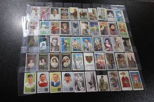 lot 115 image: Vintage English Tobacco Trading Card Lot  50 Cards