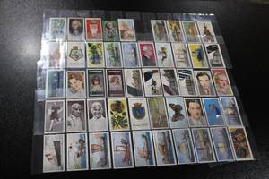 lot 116 image: Vintage English Tobacco Trading Card Lot  50 Cards
