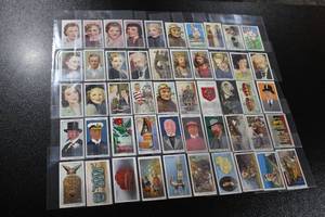 lot 119 image: Vintage English Tobacco Trading Card Lot  50 Cards