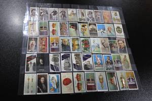 lot 120 image: Vintage English Tobacco Trading Card Lot  50 Cards