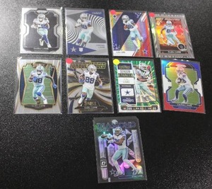 lot 171 image: CeeDee Lamb Football Card Lot  9 Cards w 4 Rookie Cards
