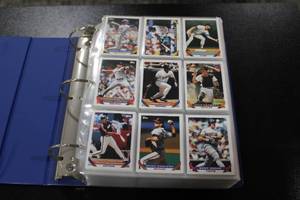 lot 195 image: 1993 Topps Baseball Complete Set In Binder Lot  2 Sets  Derek Jeter Rookie Card