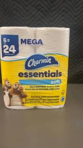 G 3 - Charmin Essentials Soft Toilet Paper - 6 Mega Rolls