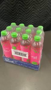 lot 44 image: 12-Pack Bubbly Burst Water Beverage - Watermelon Lime Flavor