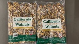 lot 95 image: ME 5 - Two Bags of California Shelled Walnuts - 16 oz Each